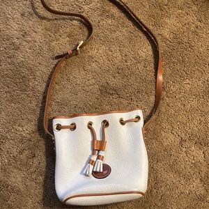 Dooney and Bourke white small Crossbody purse